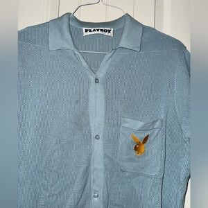 Light Blue Playboy Shirt